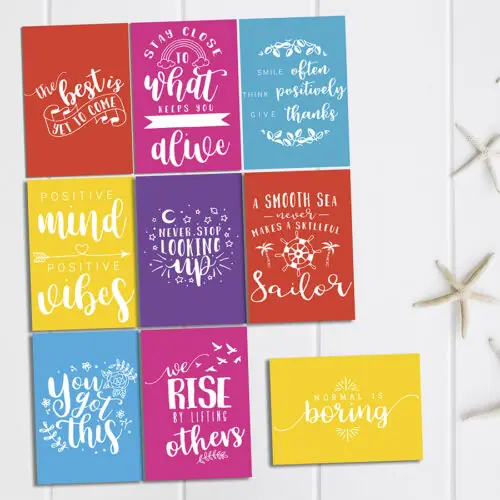 positive affirmation cards