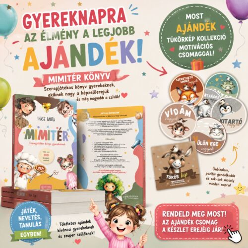 Mimitér szerepjátékos könyv gyerekenek