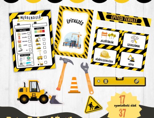 Beton Brigád -ingyenes építkezős szerepjátékcsomag-