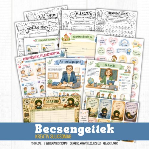 Iskolaelőkészítő szerepjáték csomag
